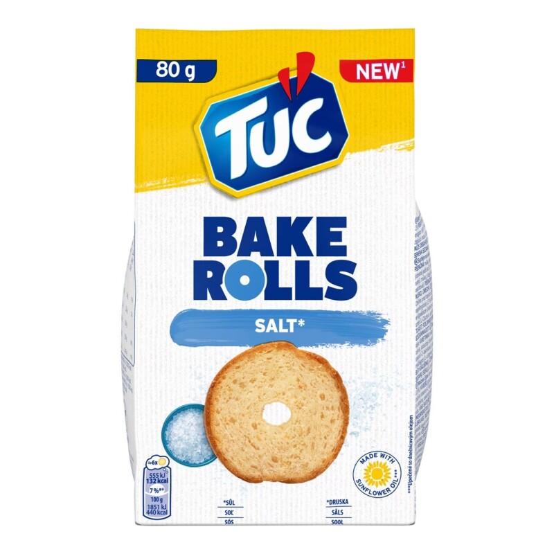 Tuc Bake Rolls sůl 80 g